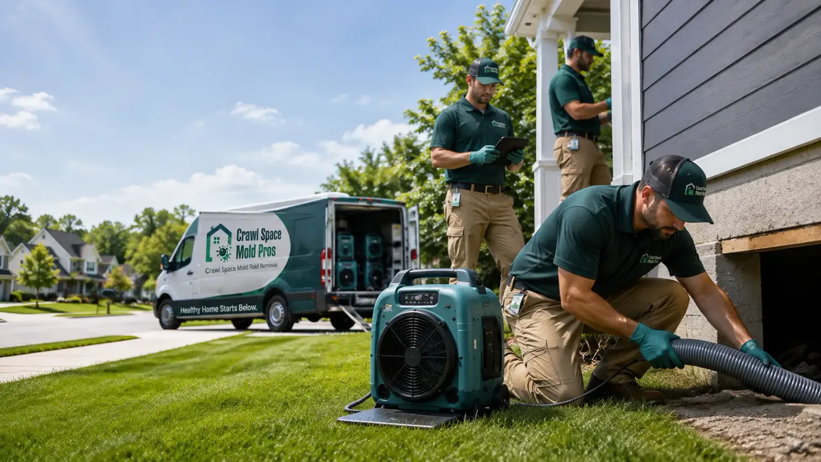 Crawl Space Mold Removal in Kennebunkport, ME